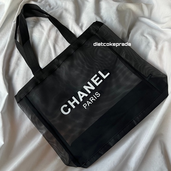 CHANEL Bags Chanel Mesh Beach Summer Tote Bag Poshmark